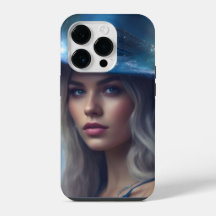 Dromerige Blauwe Marmeren iPhone Case