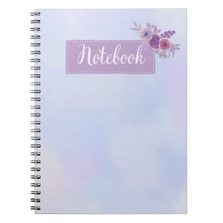 Dromerige Blauwe & Paarse Gradiënt Notitieboek