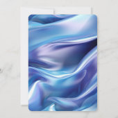  Dromerige Blauwe Paarse Verjaardag Kaart (Achterkant)