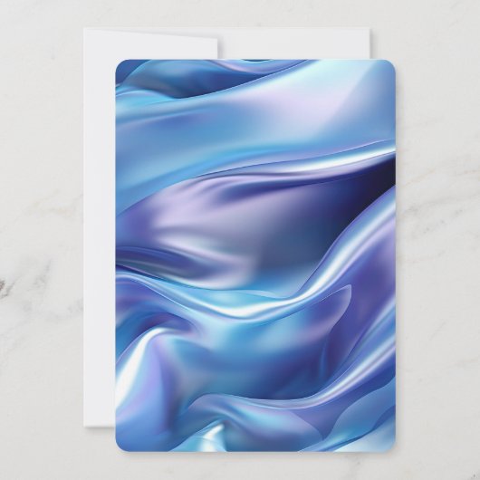  Dromerige Blauwe Paarse Verjaardag Kaart (Achterkant)