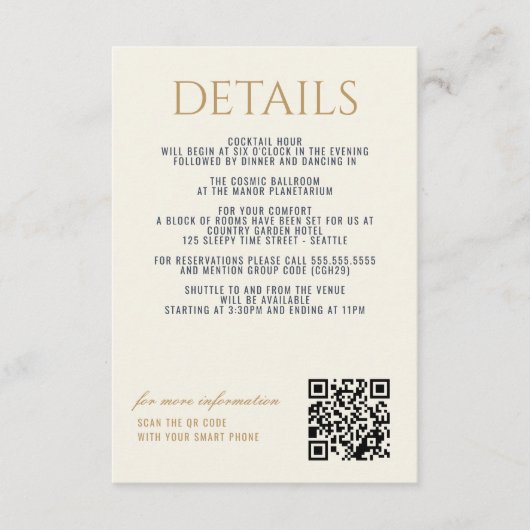 Dromerige Blauwe Palmbomen Bruiloft Informatiekaartje (Voorkant)