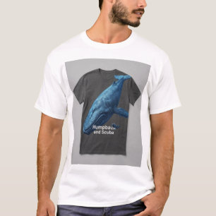 Dromerige Blauwe Walvis T-Shirt