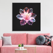 dromerige bloem canvas afdruk (Insitu (Woonkamer))