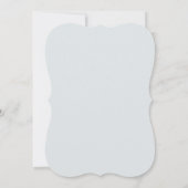 dromerige bloem | Paarse en blauwe bruiloft Kaart (Achterkant)