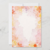 Dromerige Bloemen Baby in Bloom Baby shower Kaart (Achterkant)