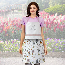 Dromerige Bloemen Bakken en Koken Schort