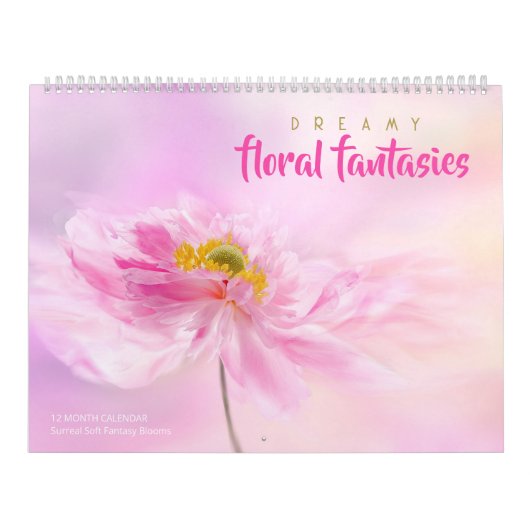 Dromerige bloemen fantasieën kalender (Hoes)