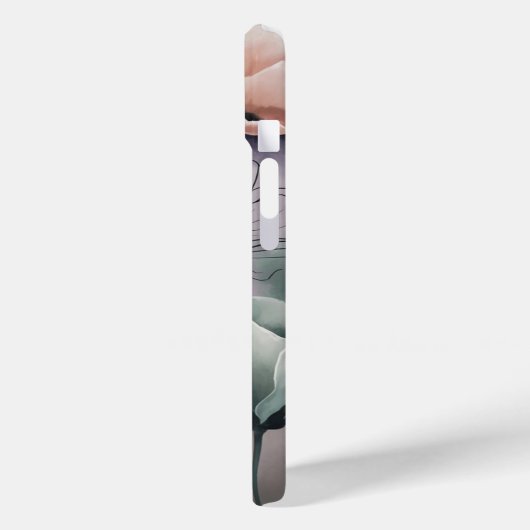 Dromerige bloemen: inkt en Waterverf elegantie Case-Mate iPhone Case (Achterkant / Links)