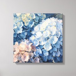 Dromerige Bloemtextuur – Zachte Bloemstijl Canvas Afdruk