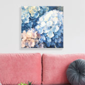 Dromerige Bloemtextuur – Zachte Bloemstijl Canvas Afdruk (Insitu (Woonkamer))