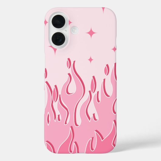 Dromerige Blush Flames – Pink Spark Fire Esthetisc Case-Mate iPhone Case (Achterkant)