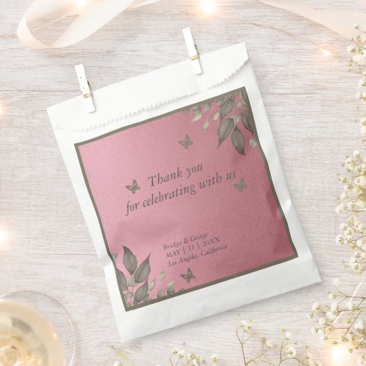 Dromerige  Boho chique bruiloft dank u Bedankzakje (Geknipt)