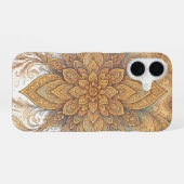 Dromerige Boho Mandala - ingewikkeld patroonontwer iPhone 16 Hoesje (Achterkant horizontaal)