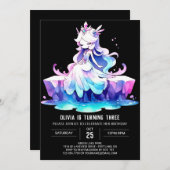 Dromerige Boho Prinses Verjaardag Kaart (Voorkant / Achterkant)