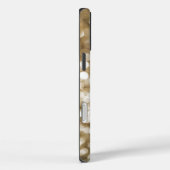 Dromerige Bokeh Gold Glitter Letter T White Cream Case-Mate iPhone Case (Achterkant / Rechts)