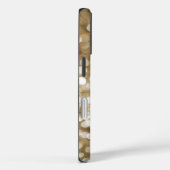 Dromerige Bokeh Gouden Glitter Letter U Monogram Z Case-Mate iPhone Case (Achterkant / Rechts)