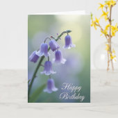 Dromerige Bokeh Verjaardagskaart Kaart (Gele Bloem)