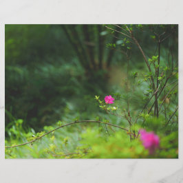 Dromerige bos bloem Scrapbook Papier