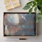Dromerige bos eenhoorns en kind decoupage tissuepapier (Geschenk)