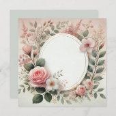 Dromerige bruiloft Verloving ontwerp Kaart (Voorkant / Achterkant)