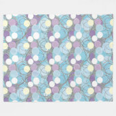 Dromerige Bubbelwolken Werpen Dekbed Fleece Deken (Voorkant (Horizontaal))