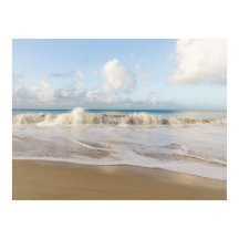 Dromerige Caribische oceaan golven