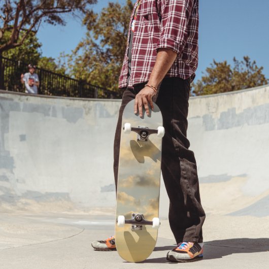 Dromerige Caribische Wolken 4 Persoonlijk Skateboard (Buiten 2)