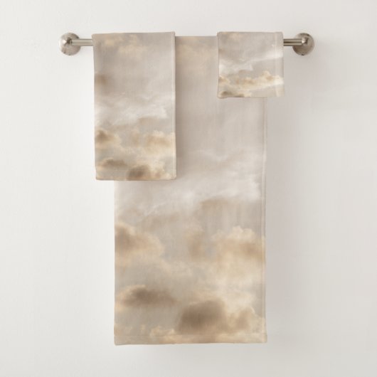 Dromerige Caribische Wolken 5 Bad Handdoek (Insitu)