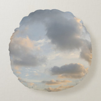 Dromerige Caribische Wolken 9 Rond Kussen