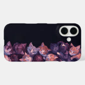 Dromerige Cat Nap – Gezonde Kitten Illustratie Case-Mate iPhone Case (Achterkant (horizontaal))