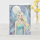 Dromerige Celestial Fairy Kaart van Molly Harrison (Gele Bloem)