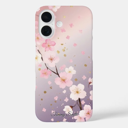 Dromerige Cherry Blossom Gradient Telefoonhoes Case-Mate iPhone Case (Achterkant)