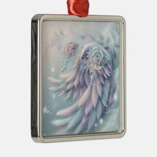 Dromerige Christmas Angel Wings Ornament (Rechts)