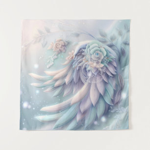 Dromerige Christmas Angel Wings Tapestry Wandkleed