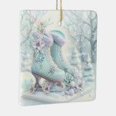 Dromerige Christmas Ice Schaatsen Ornament (Rechts)