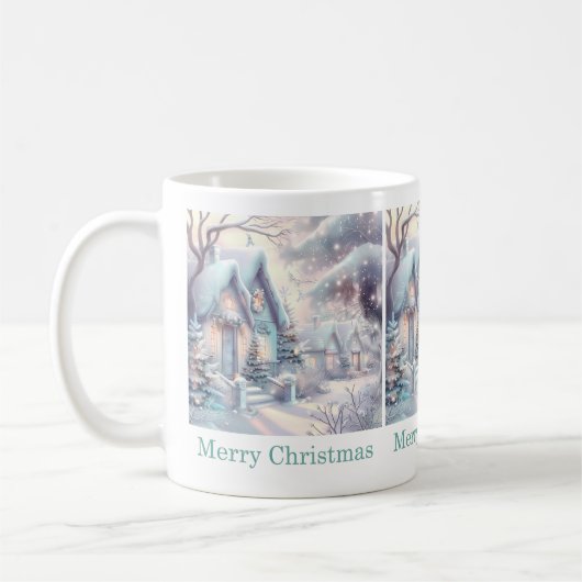 Dromerige Christmas Village Mok (Links)