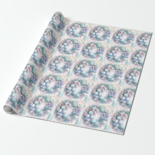 Dromerige Christmas Wreath Wrapping Paper Cadeaupapier