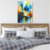 Dromerige Cinematic Waterverf Masterpiece Canvas Afdruk (Insitu (Slaapkamer))