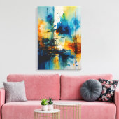 Dromerige Cinematic Waterverf Masterpiece Canvas Afdruk (Insitu (Woonkamer))