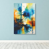 Dromerige Cinematic Waterverf Masterpiece Canvas Afdruk (Insitu (Houten vloer))