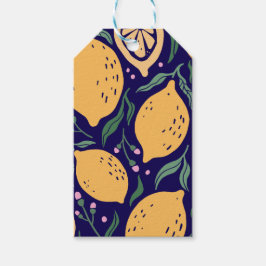 Dromerige citroenen cadeaulabel