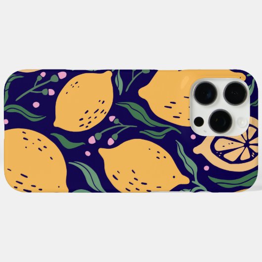 Dromerige citroenen Case-Mate iPhone case (Achterkant (horizontaal))