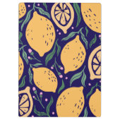 Dromerige citroenen klembord (Achterkant)