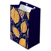 Dromerige citroenen medium cadeauzakje (Voorkant Gekanteld)