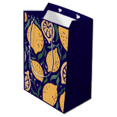 Dromerige citroenen medium cadeauzakje (Achterkant Gekanteld)