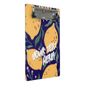 Dromerige citroenen mini klembord (Schuin)