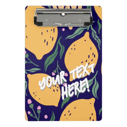 Dromerige citroenen mini klembord (Voorkant)