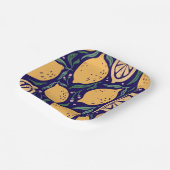 Dromerige citroenen papieren bordje (Gebogen)