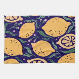 Dromerige citroenen theedoek