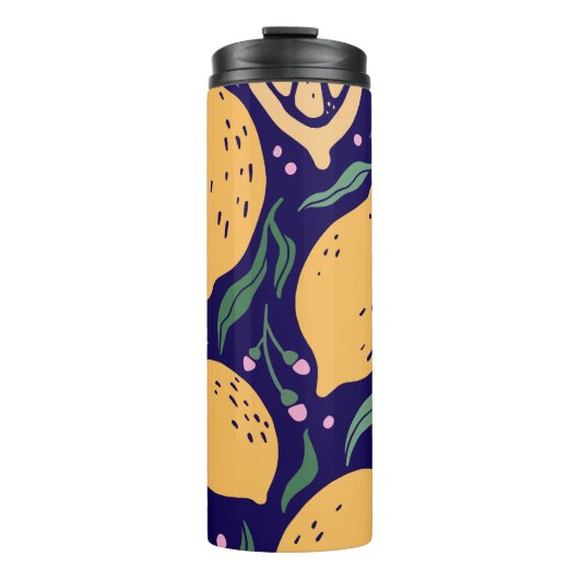 Dromerige citroenen thermosbeker (Voorkant)